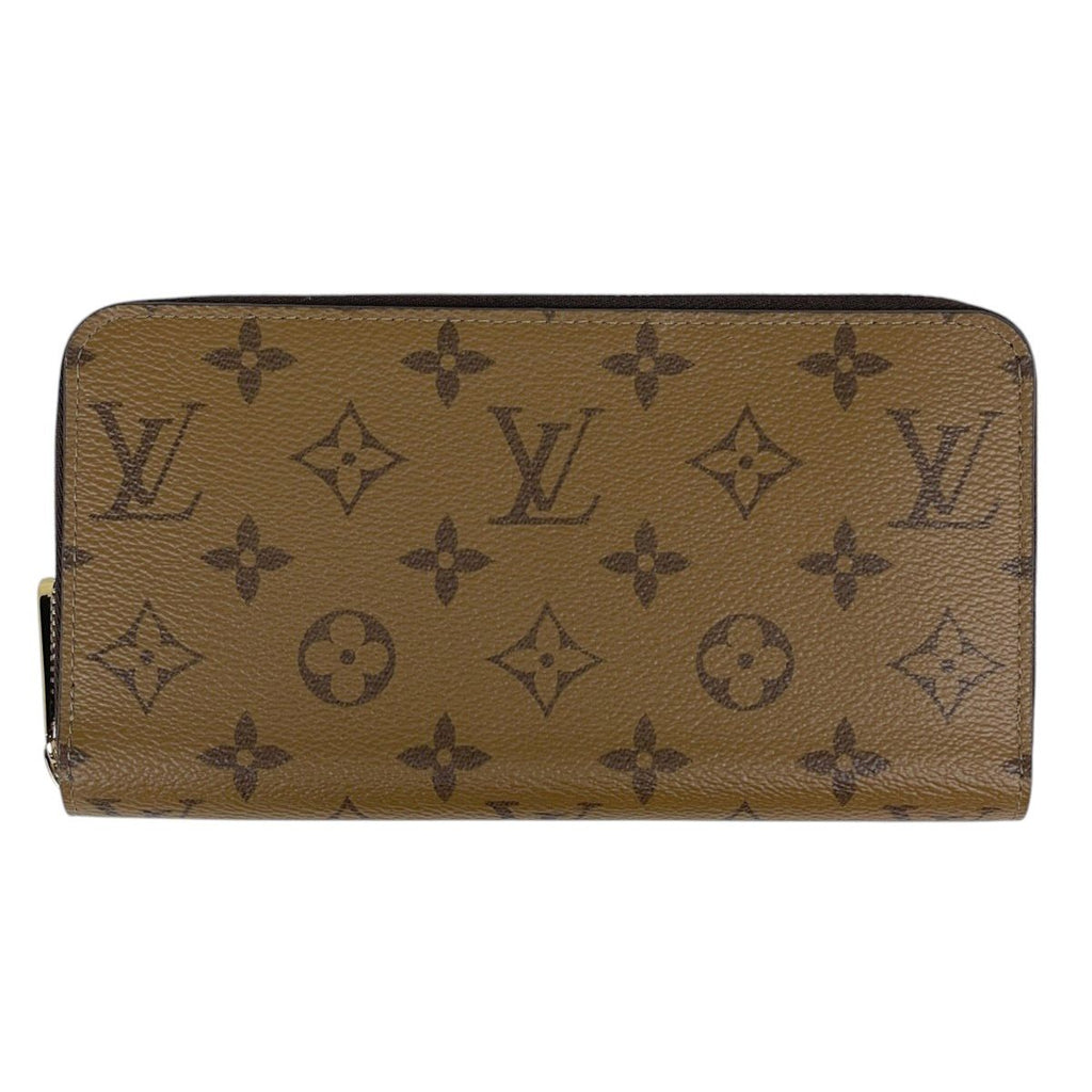 Louis Vuitton Zippy Wallet Zip Around Monogram Reverse Brown