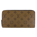 Louis Vuitton Zippy Wallet Zip Around Monogram Reverse Brown