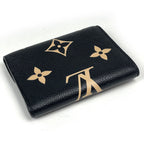 Louis Vuitton Portefeuille Victorine Trifold Wallet Bicolor Monogram Empreinte — view 2