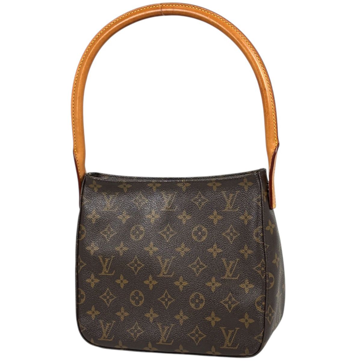 Louis Vuitton Looping MM Shoulder Bag Monogram Brown