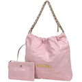 Chanel Shoulder Bag Chanel 22 Leather Pink