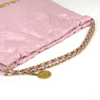 Chanel Shoulder Bag Chanel 22 Leather Pink — view 5