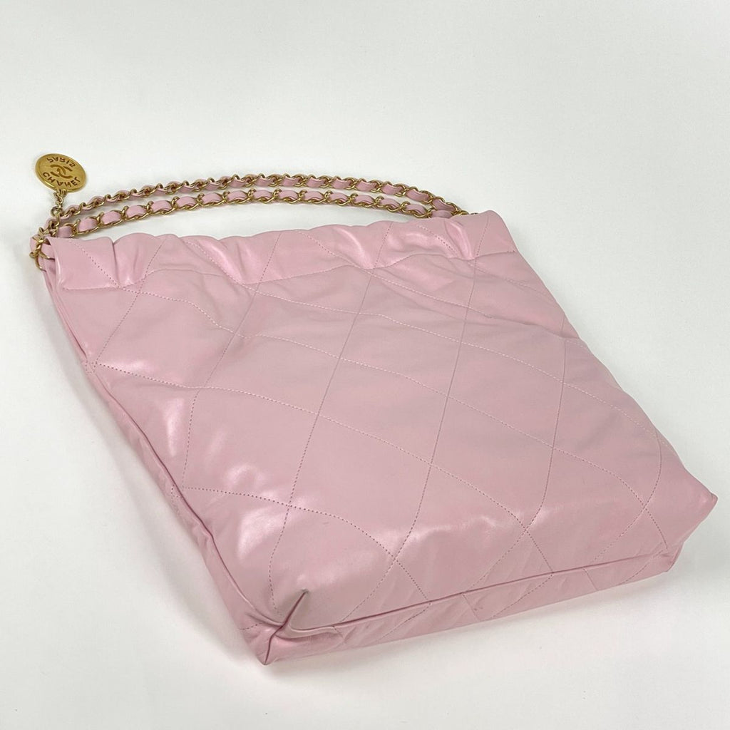 Chanel Shoulder Bag Chanel 22 Leather Pink — view 2