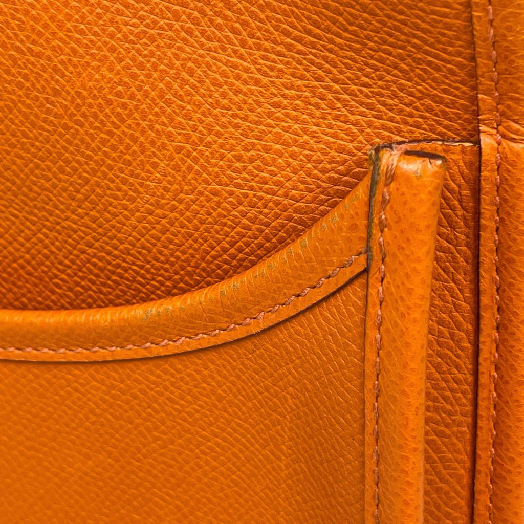 Hermes Evelyne 2 Shoulder Bag GM Perforated H Logo Veau Epsom Potiron — view 4