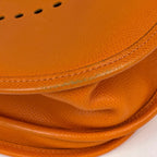 Hermes Evelyne 2 Shoulder Bag GM Perforated H Logo Veau Epsom Potiron — view 3