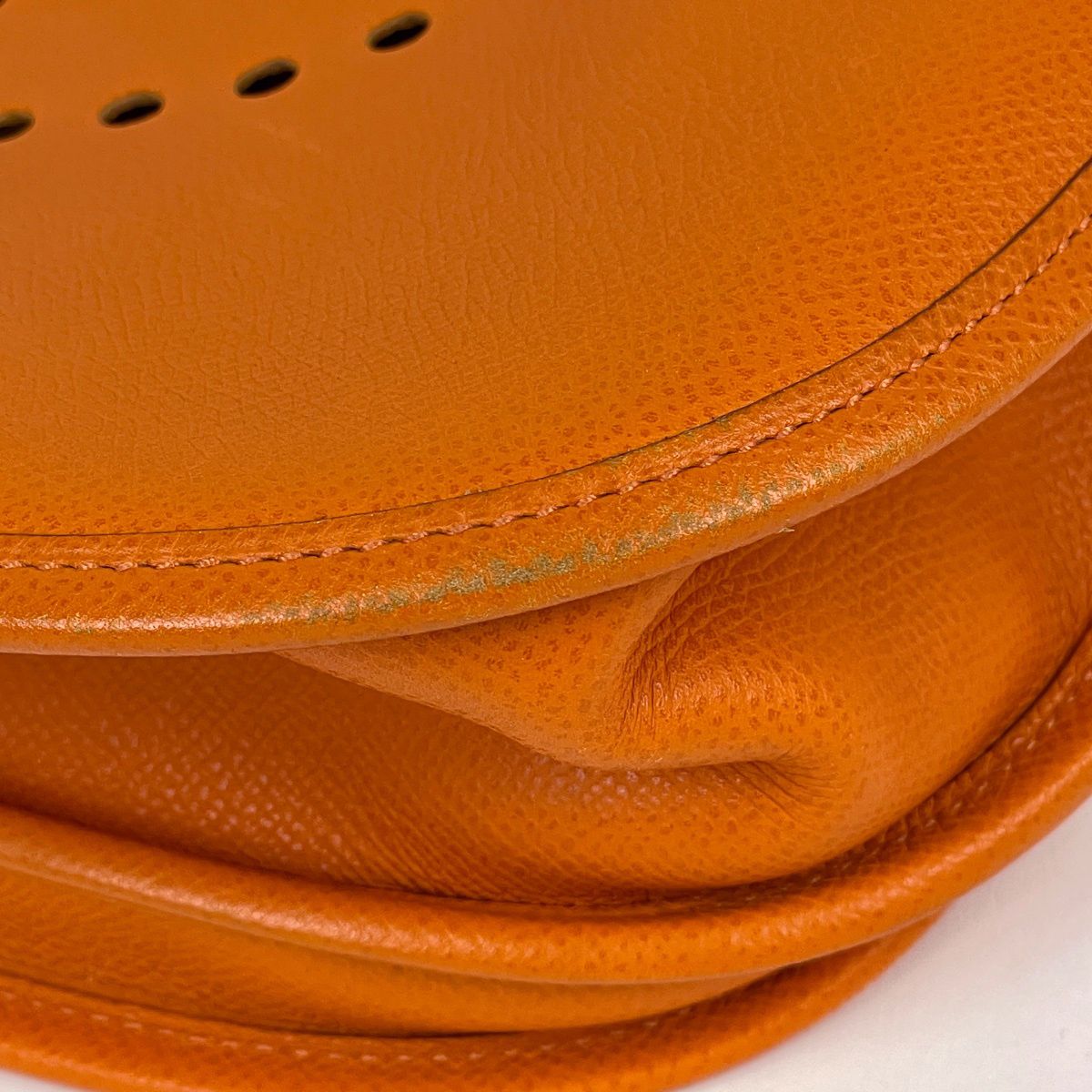 Hermes Evelyne 2 Shoulder Bag GM Perforated H Logo Veau Epsom Potiron — view 3