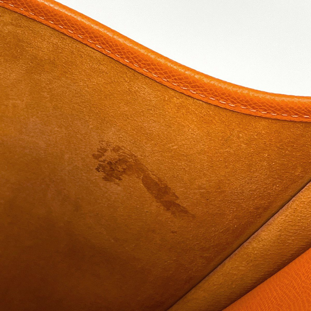 Hermes Evelyne 2 Shoulder Bag GM Perforated H Logo Veau Epsom Potiron — view 6