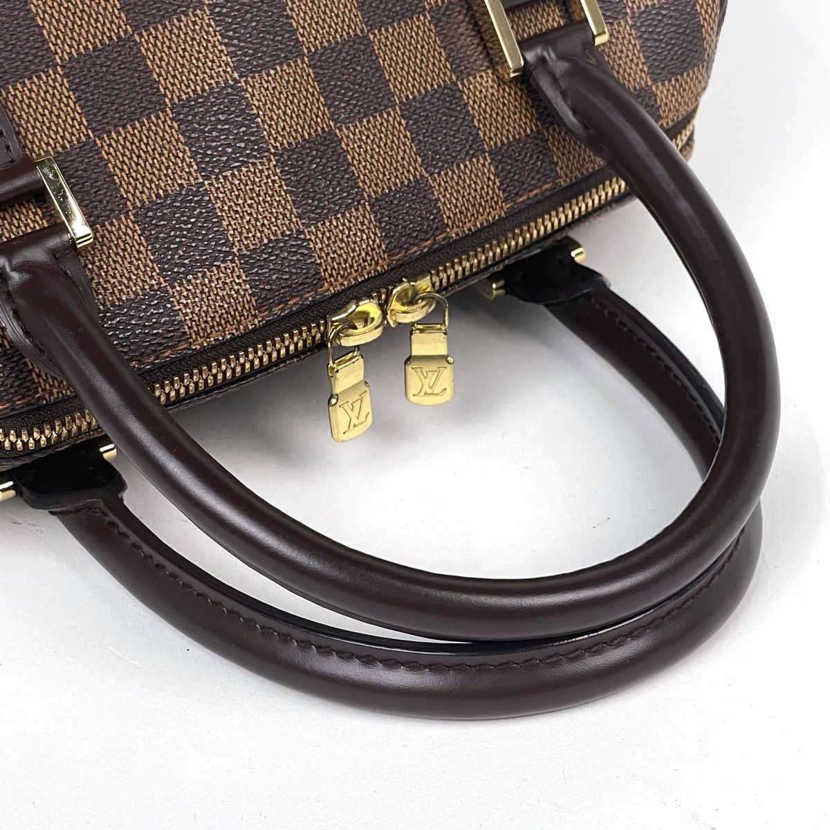 Louis Vuitton Riviera MM Mini Boston Bag Damier Brown — view 4