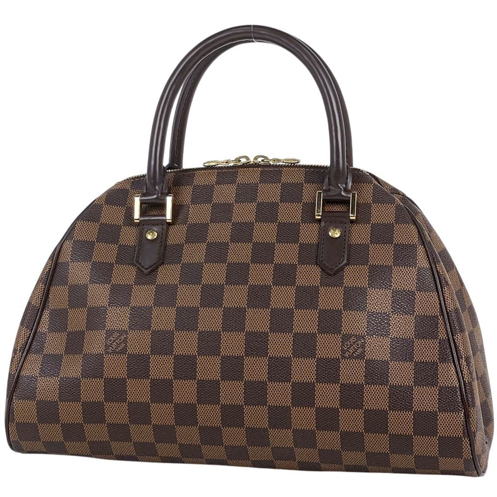 Louis Vuitton Riviera MM Mini Boston Bag Damier Brown