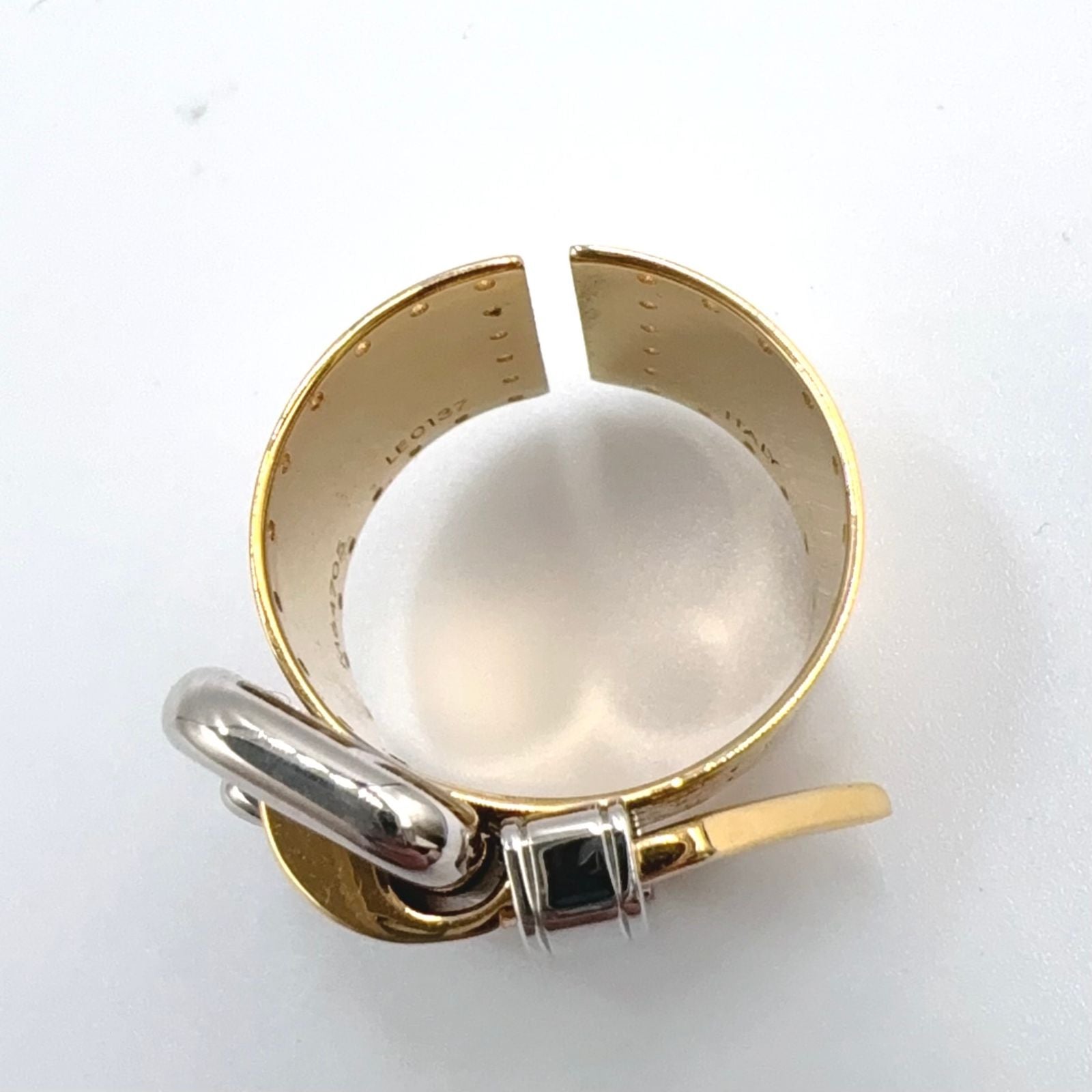 Louis Vuitton Nanogram Gold Plated Silver Ring — view 3