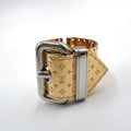 Louis Vuitton Nanogram Gold Plated Silver Ring