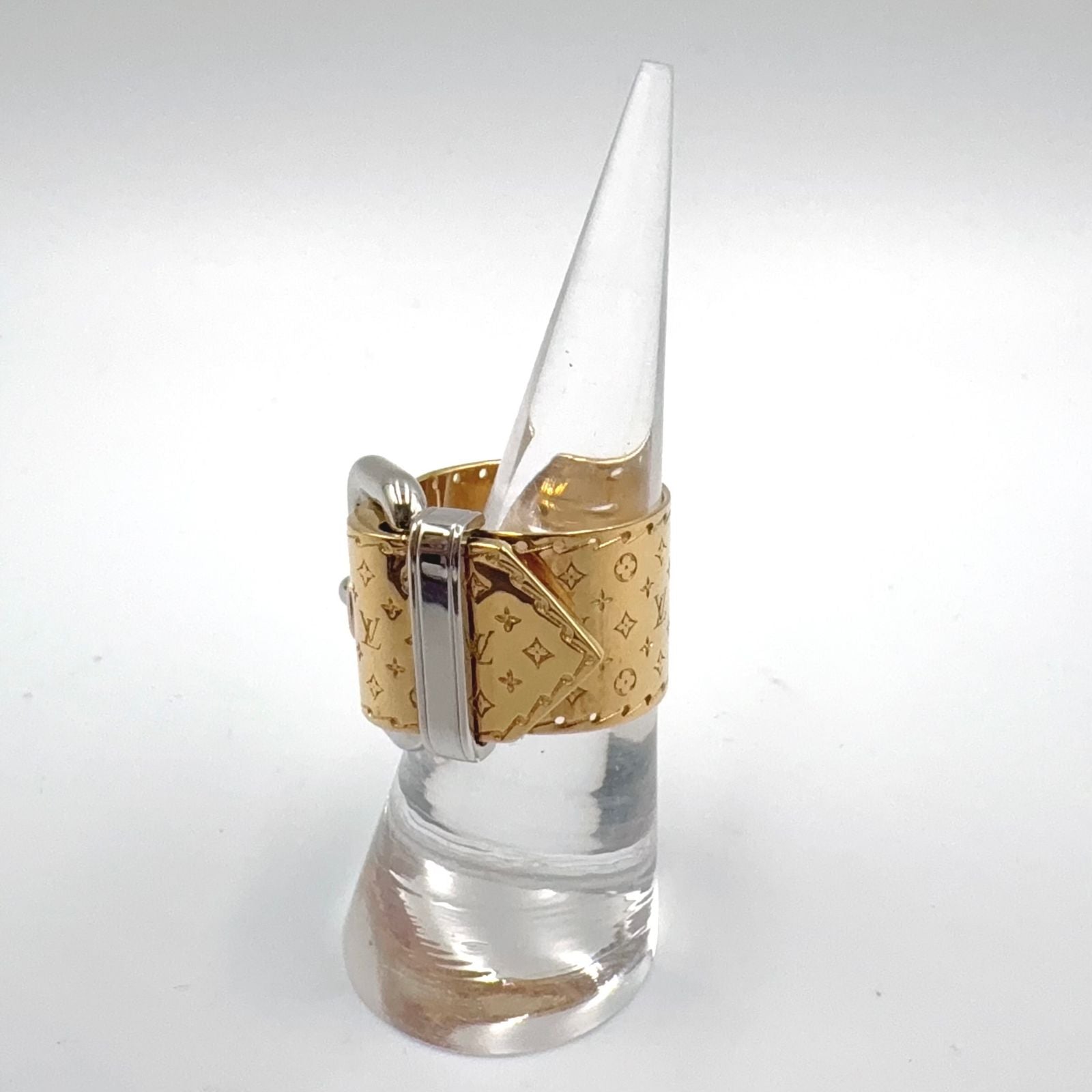 Louis Vuitton Nanogram Gold Plated Silver Ring — view 6