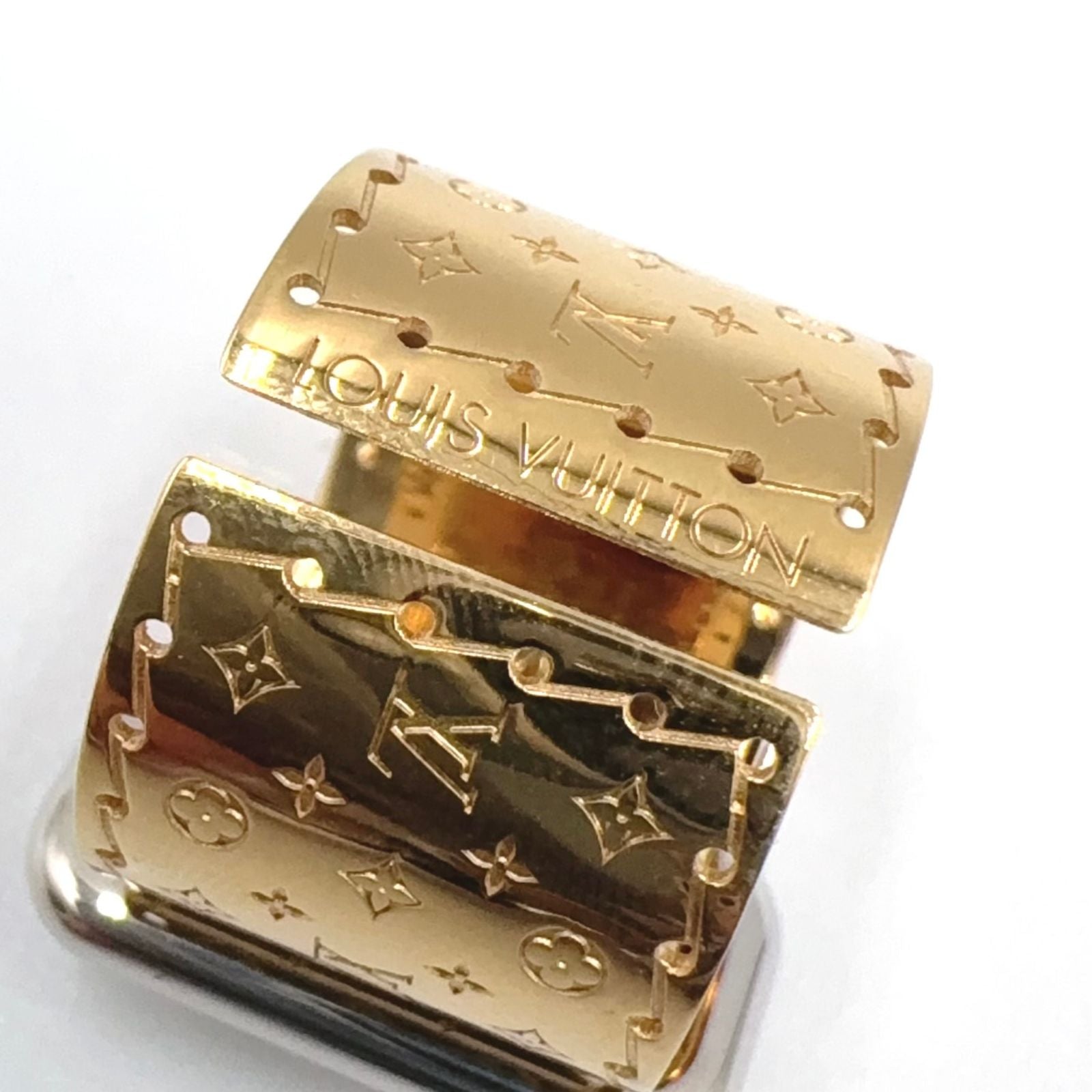 Louis Vuitton Nanogram Gold Plated Silver Ring — view 4