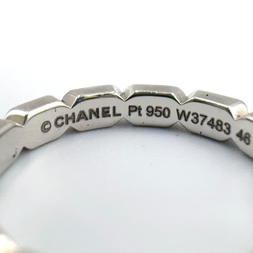 Chanel Premiere Promes Diamond Clear Platinum Ring — view 4