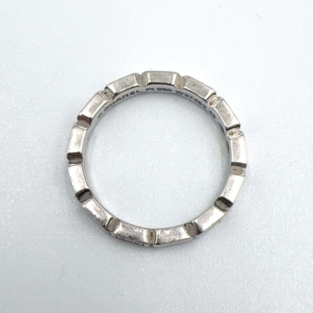 Chanel Premiere Promes Diamond Clear Platinum Ring — view 3