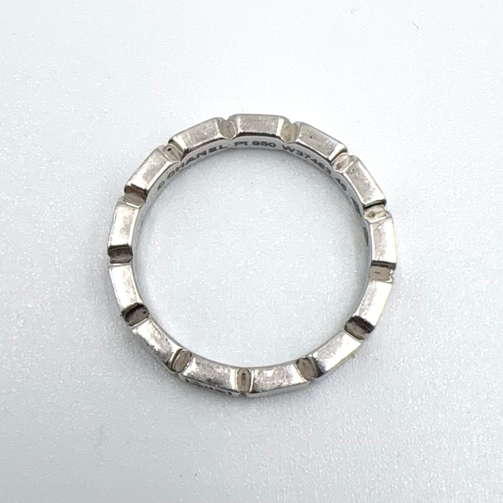 Chanel Premiere Promes Diamond Clear Platinum Ring — view 3