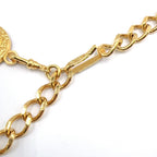 Chanel CC Logo Cambon Plate Gold Plated Chain Belt — view 6