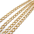 Chanel CC Logo Cambon Plate Gold Plated Chain Belt — view 5