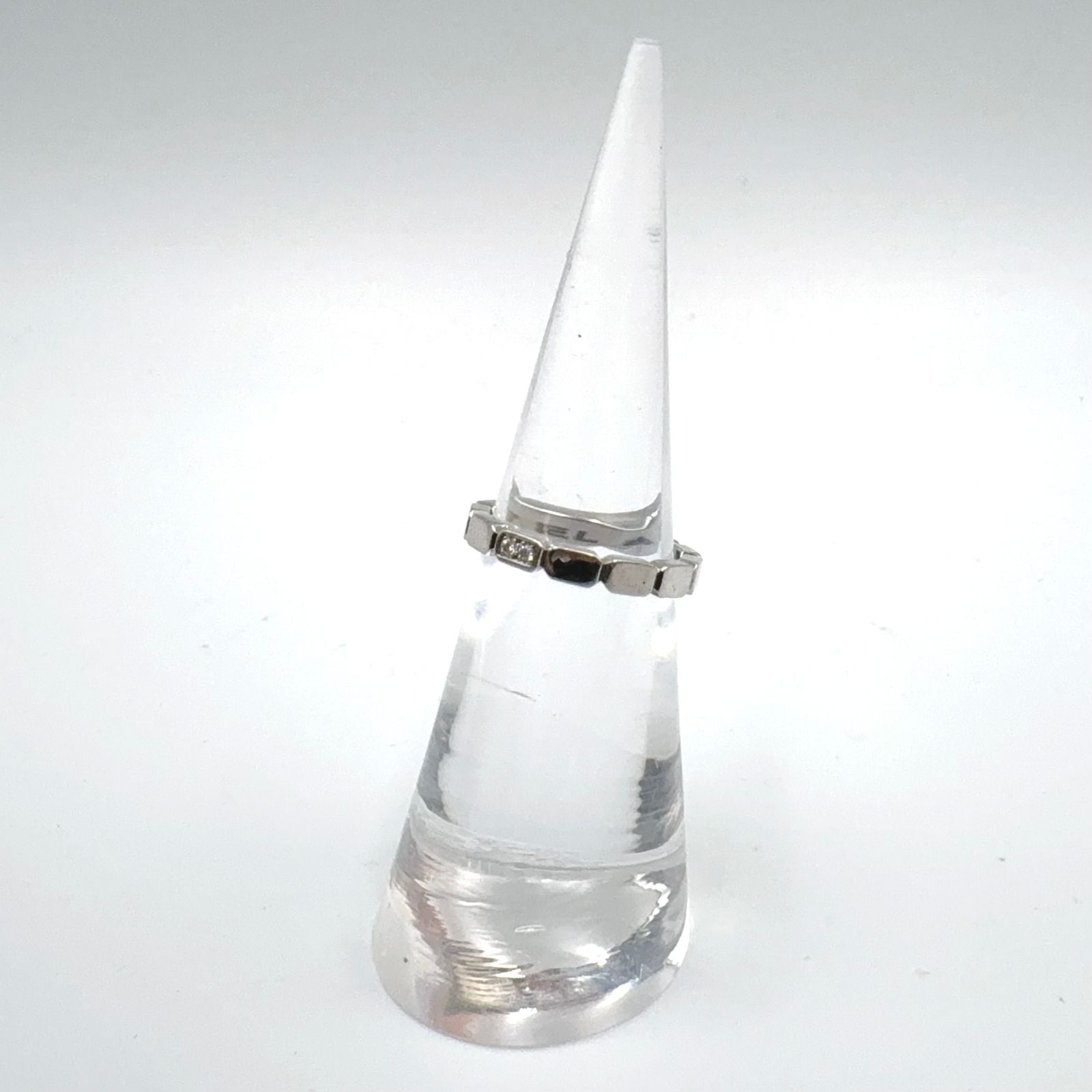 Chanel Premiere Promes Diamond Clear Platinum Ring — view 6