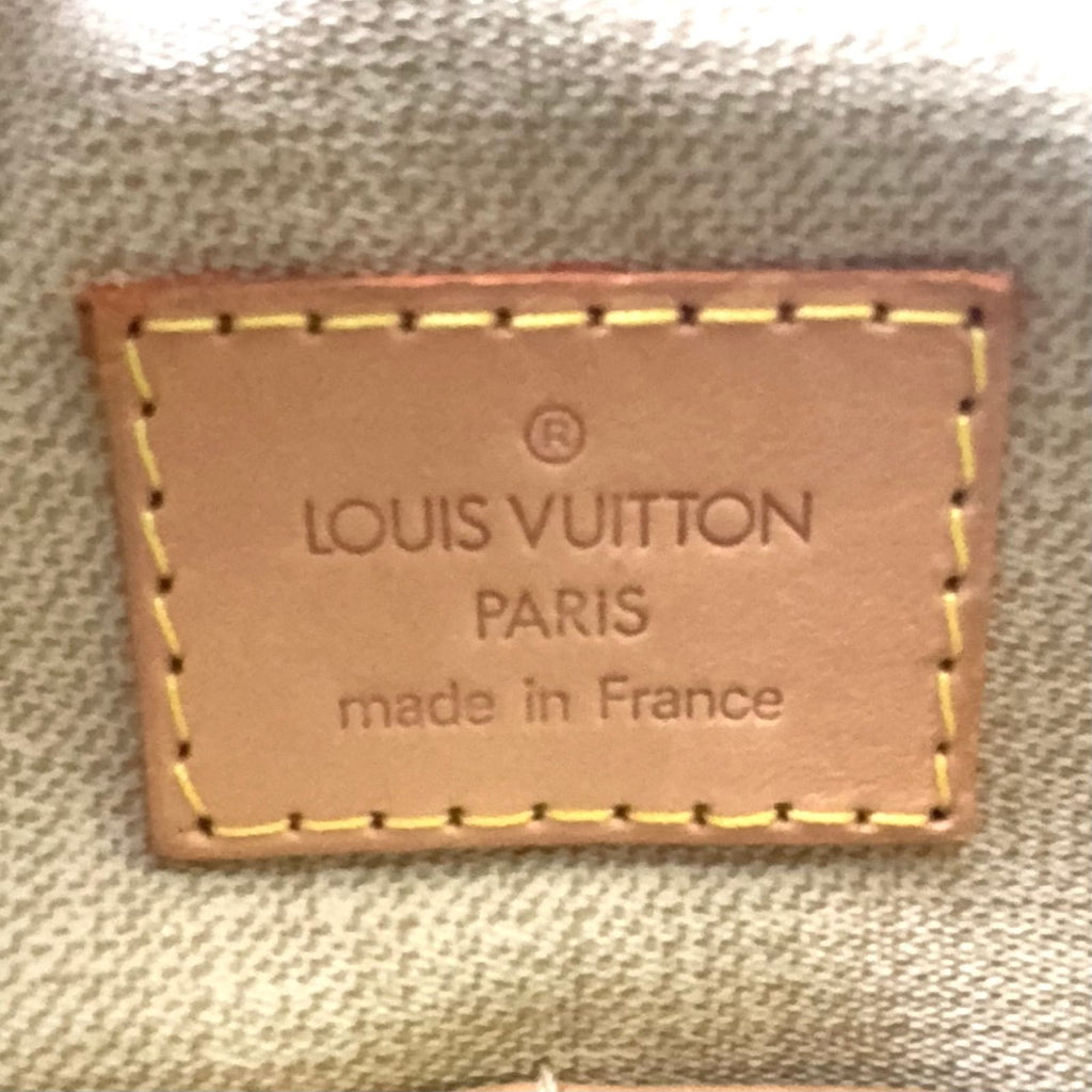 Louis Vuitton Monogram Leather Brown Light Handbag Gold — view 4