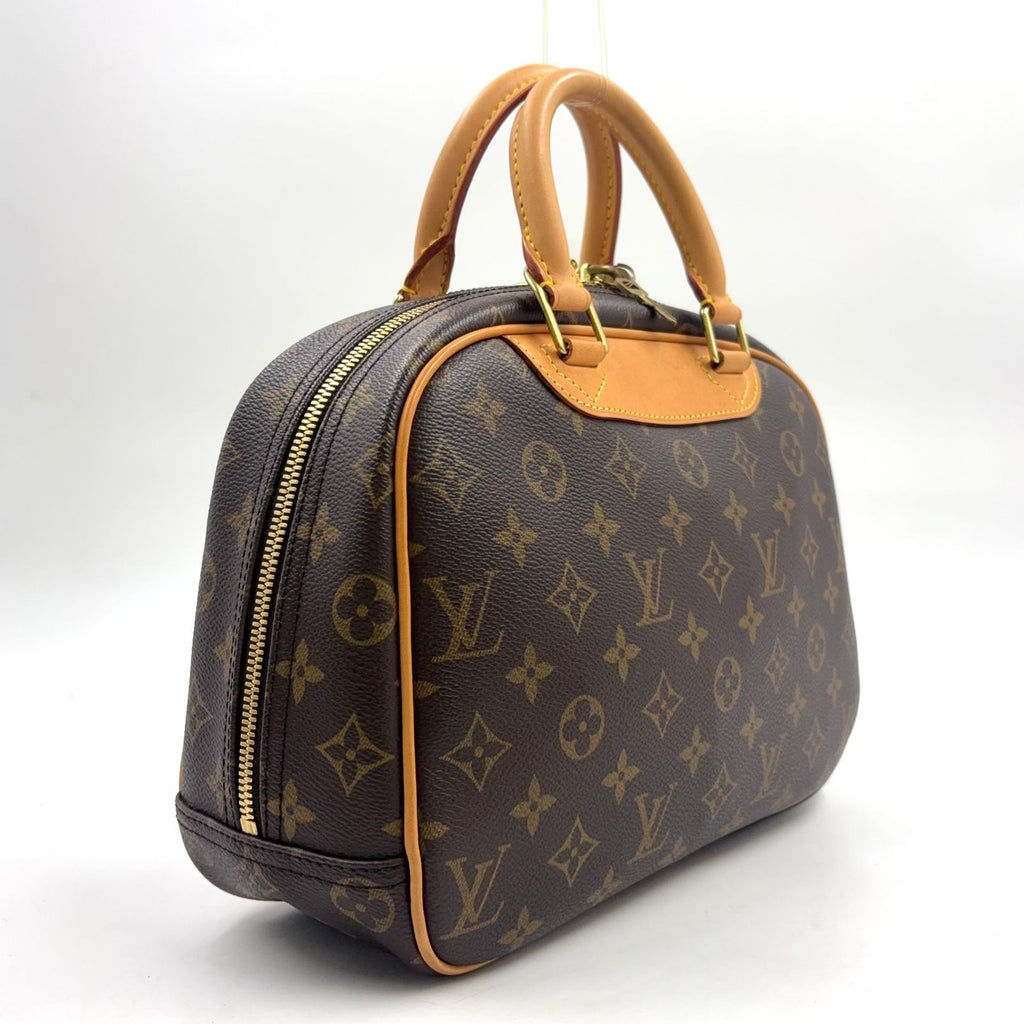 Louis Vuitton Monogram Leather Brown Light Handbag Gold — view 2