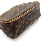 Louis Vuitton Monogram Leather Brown Light Handbag Gold — view 5