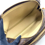 Louis Vuitton Reporter PM Monogram Leather Brown Light Shoulder Bag Gold — view 4