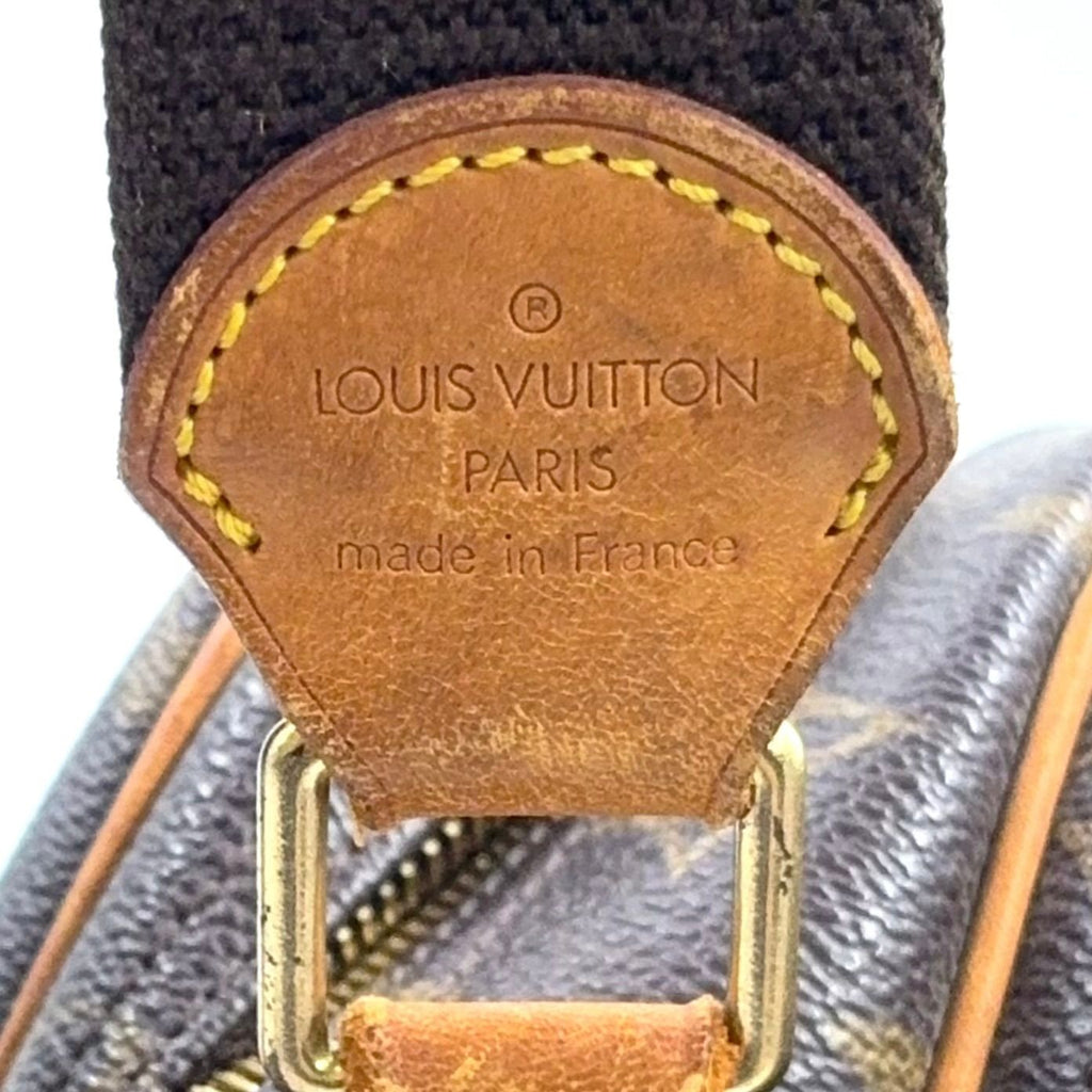 Louis Vuitton Reporter PM Monogram Leather Brown Light Shoulder Bag Gold — view 5