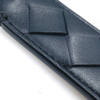Bottega Veneta Intrecciato Leather Gold Plated Black Key Ring Key Holder — view 8