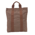 Hermes Tote Bag Her Line Cabas Polyester Polyamide Brown Vertical Everyday
