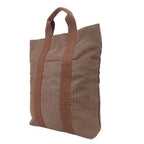 Hermes Tote Bag Her Line Cabas Polyester Polyamide Brown Vertical Everyday — view 2