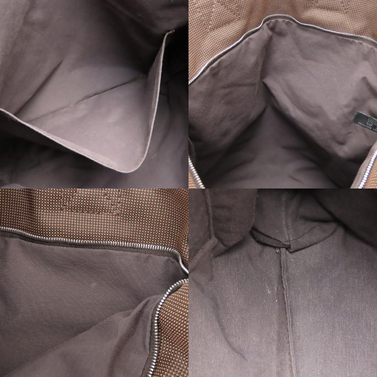 Hermes Tote Bag Her Line Cabas Polyester Polyamide Brown Vertical Everyday — view 8