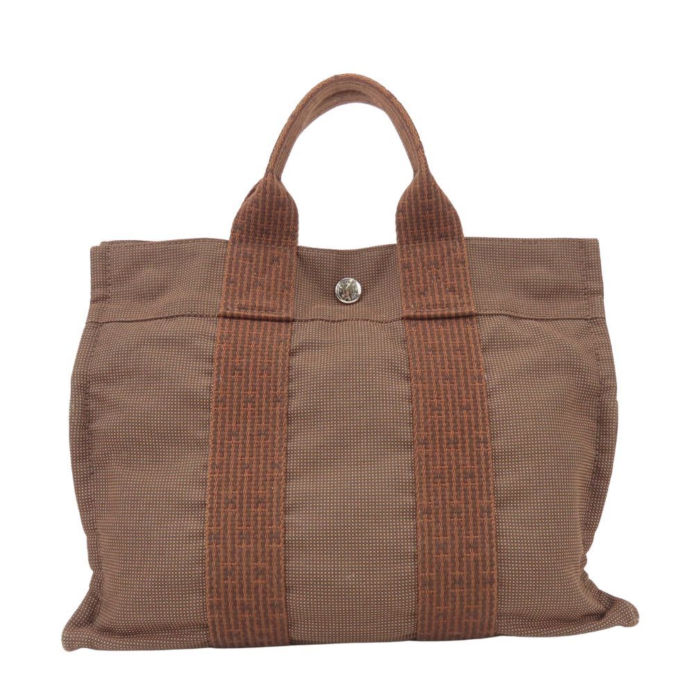 Hermes Tote Bag Her Line PM Canvas Brown New Everyday — view 3