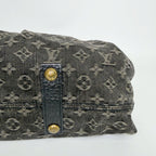 Louis Vuitton Monogram Denim Neo Cabby MM Shoulder Bag Leather Black Vintage — view 8