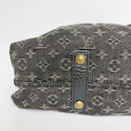 Louis Vuitton Monogram Denim Neo Cabby MM Shoulder Bag Leather Black Vintage — view 7