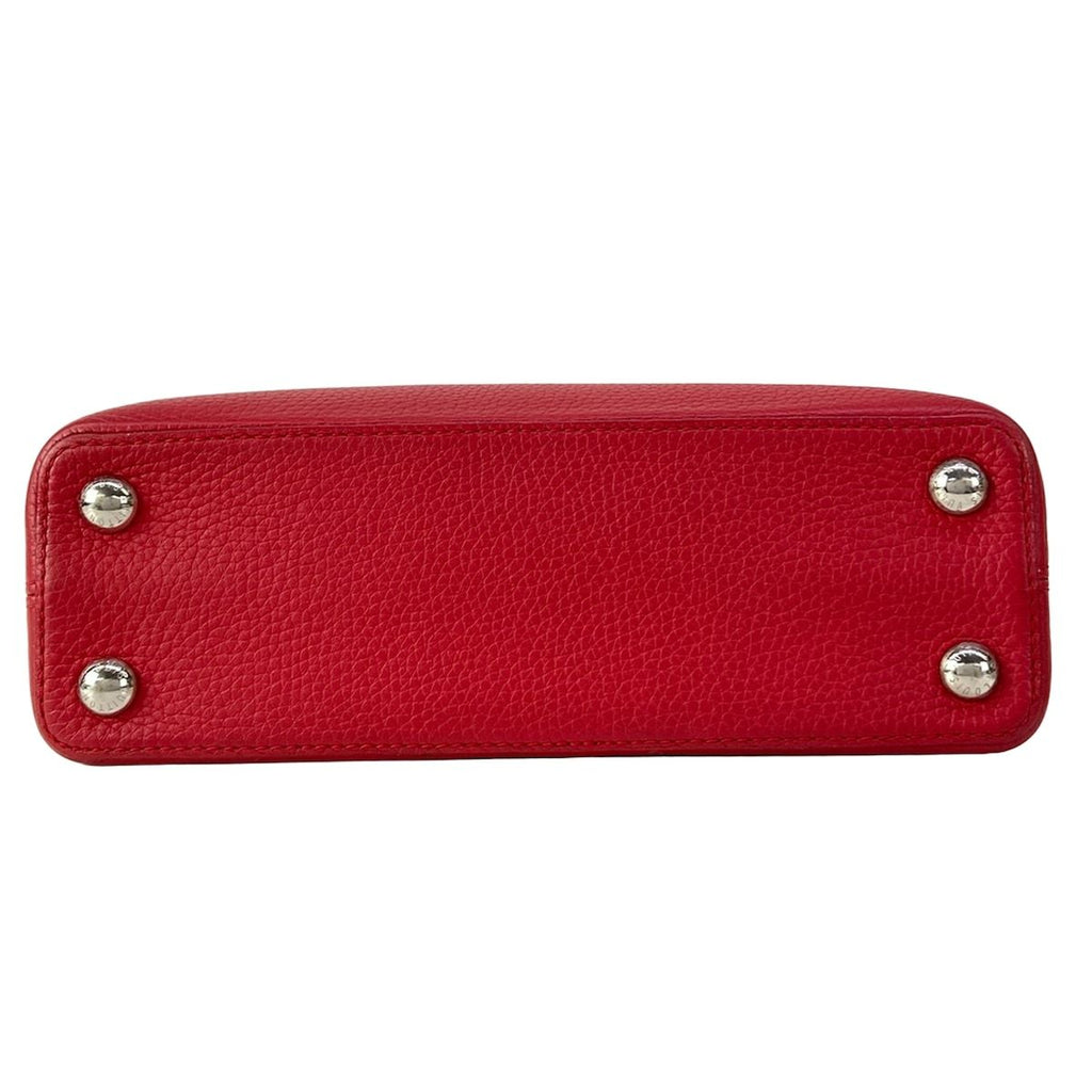Louis Vuitton Handbag Capucines BB Ruby Leather Cowhide — view 5