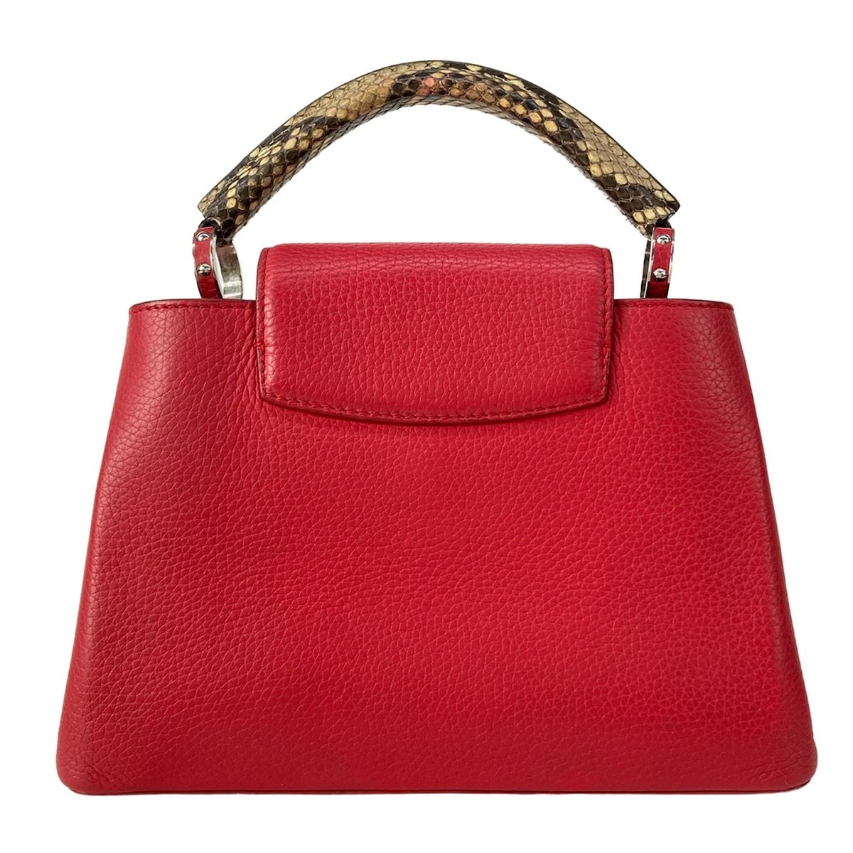Louis Vuitton Handbag Capucines BB Ruby Leather Cowhide — view 3