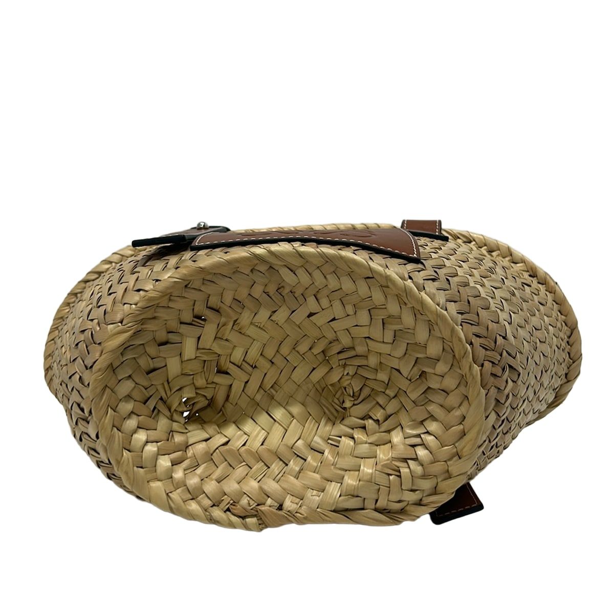 Loewe Tote Bag Basket Small 327.02 Beige Brown Leather — view 5