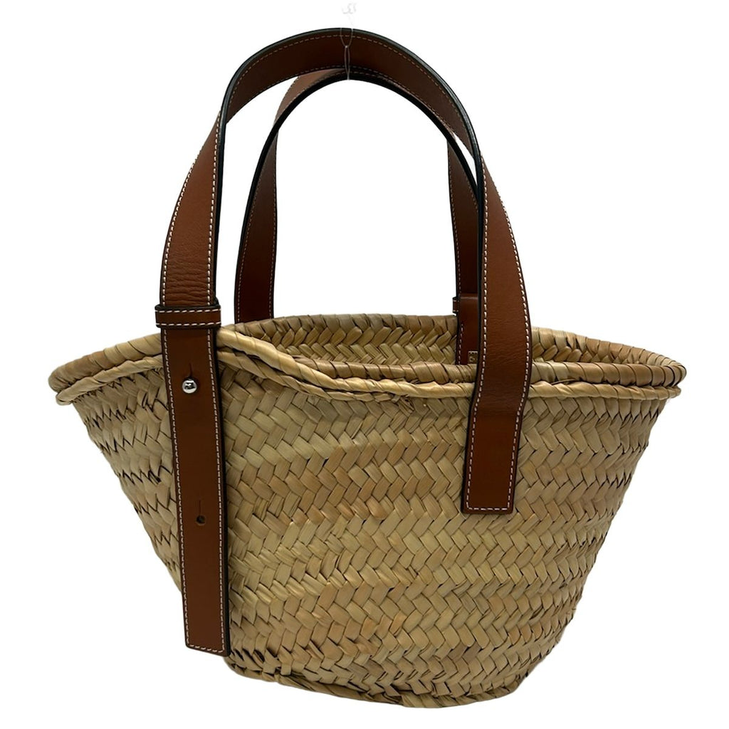 Loewe Tote Bag Basket Small 327.02 Beige Brown Leather — view 3
