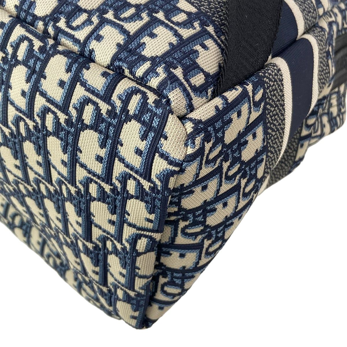 Dior Backpack Travel Beige Blue Gray Multi Oblique — view 8