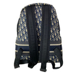 Dior Backpack Travel Beige Blue Gray Multi Oblique — view 3