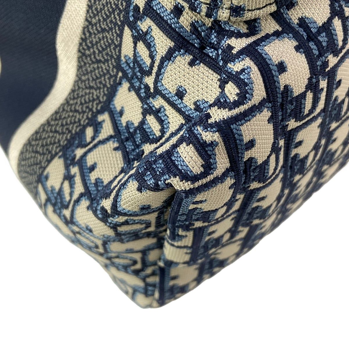 Dior Backpack Travel Beige Blue Gray Multi Oblique — view 7