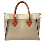 Louis Vuitton Tote Bag Monogram Tuffetage on My Side MM Galet Leather Cowhide — view 3