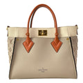 Louis Vuitton Tote Bag Monogram Tuffetage on My Side MM Galet Leather Cowhide