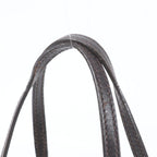 Fendi Zucchino Leather Canvas Tote Bag Shoulder — view 2