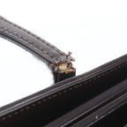 Gucci Calf Hair Leather Tote Bag Shoulder Hand Brown — view 8