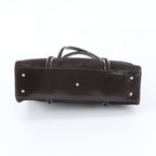 Gucci Calf Hair Leather Tote Bag Shoulder Hand Brown — view 6