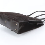 Gucci Calf Hair Leather Tote Bag Shoulder Hand Brown — view 4