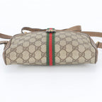 Gucci Vintage GG Supreme Sherry Line Leather Shoulder Bag — view 6