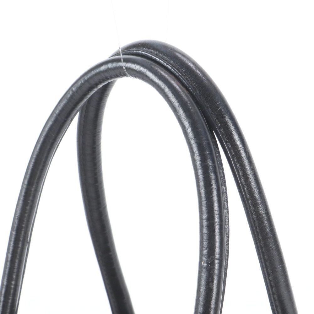 Prada Tessuto Nylon Triangle Logo Leather Handbag Tote Black — view 2